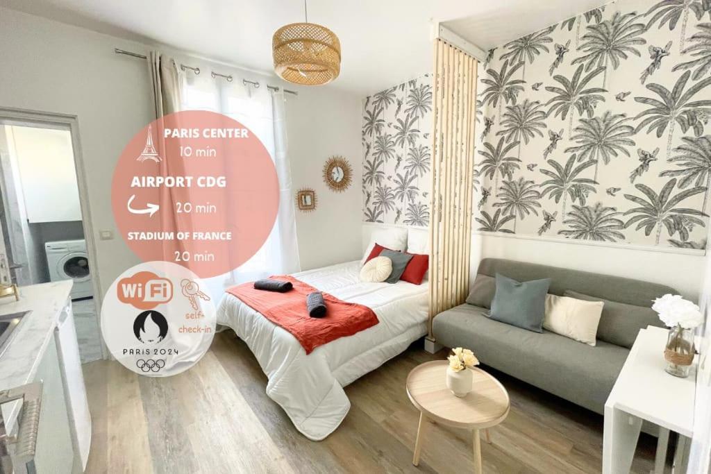 Studio 10Min Paris Centre I Cdg Drancy Exterior photo